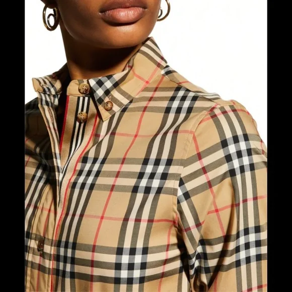 Burberry New w Tags Giovanna Checkered Heritage Dress Multiple Sizes - Picture 4 of 5